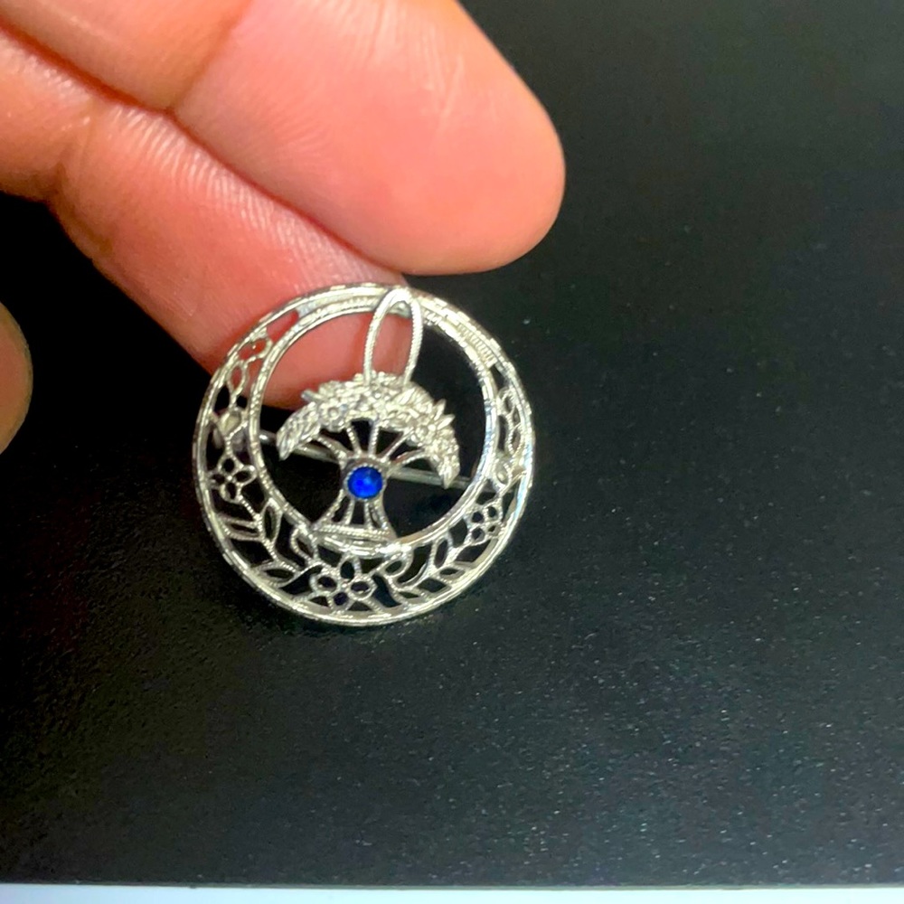 Silver pin